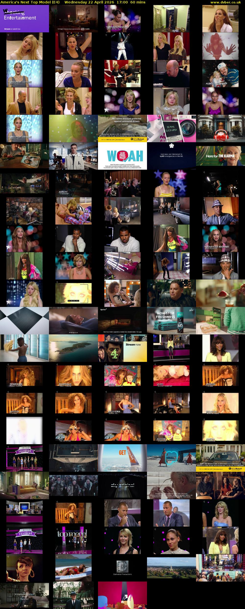 America's Next Top Model (E4) Wednesday 22 April 2026 17:00 - 18:00