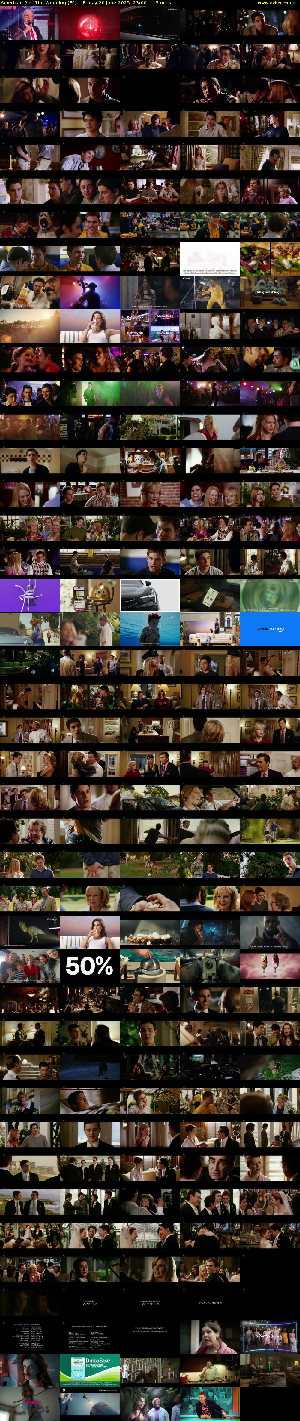 American Pie: The Wedding (E4) Friday 20 June 2025 23:00 - 00:55