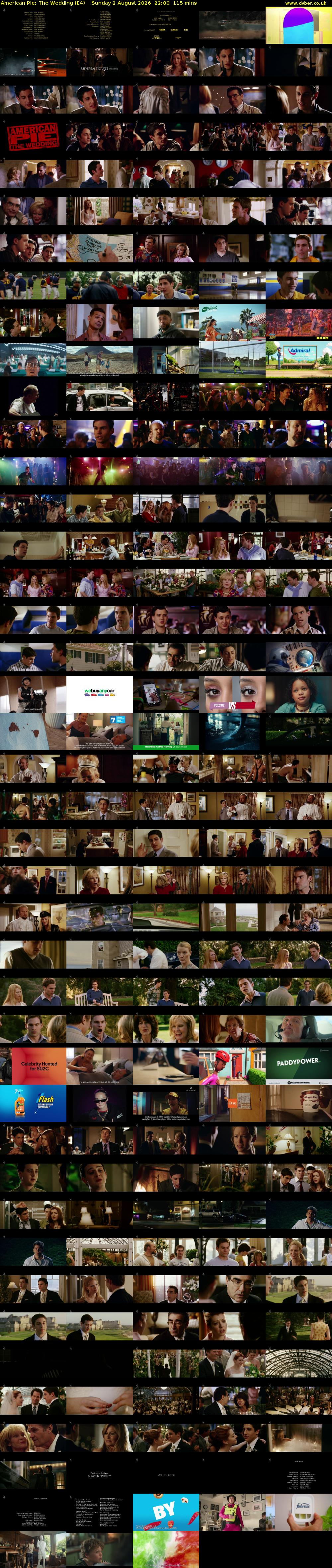 American Pie: The Wedding (E4) Sunday 2 August 2026 22:00 - 23:55