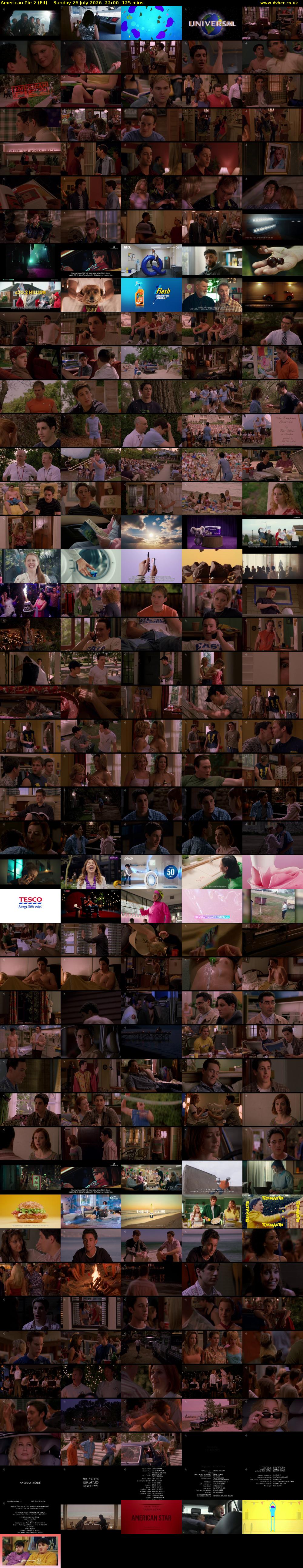 American Pie 2 (E4) Sunday 26 July 2026 22:00 - 00:05