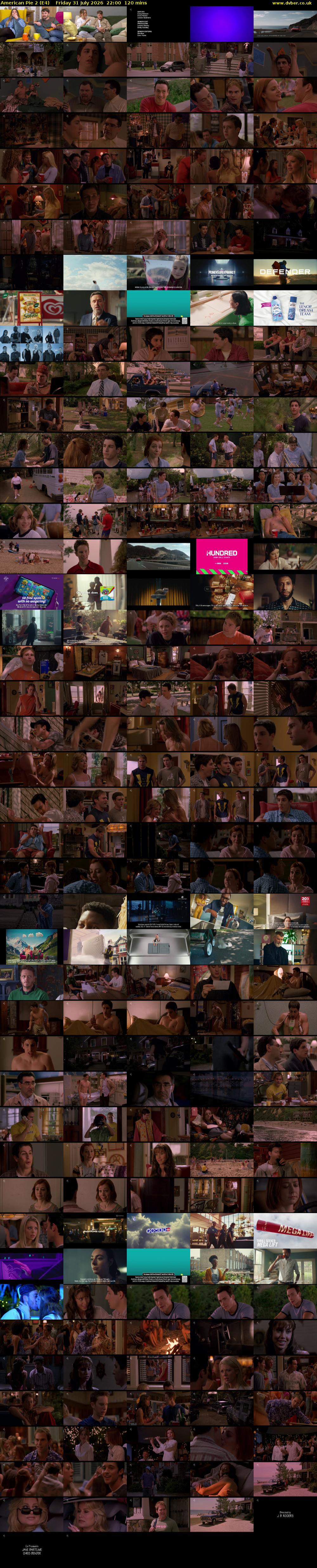 American Pie 2 (E4) Friday 31 July 2026 22:00 - 00:00