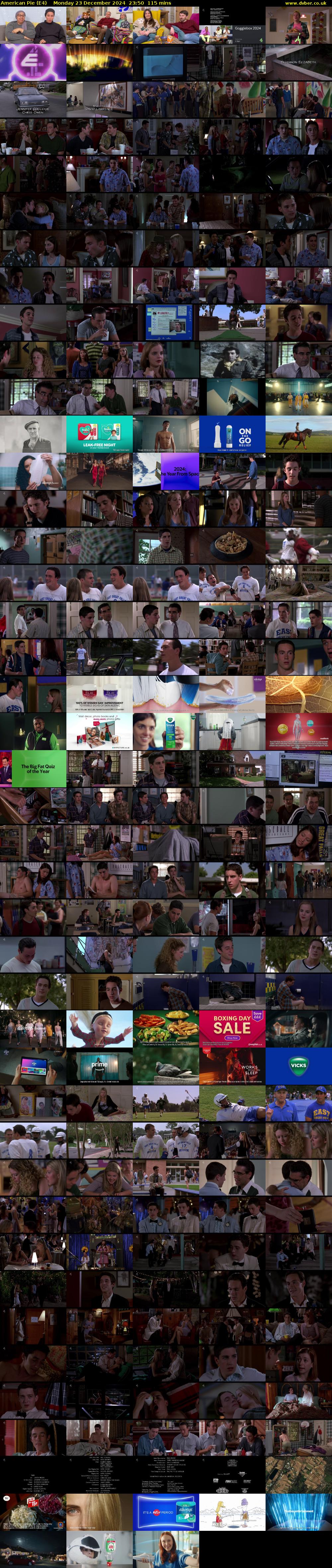 American Pie (E4) Monday 23 December 2024 23:50 - 01:45