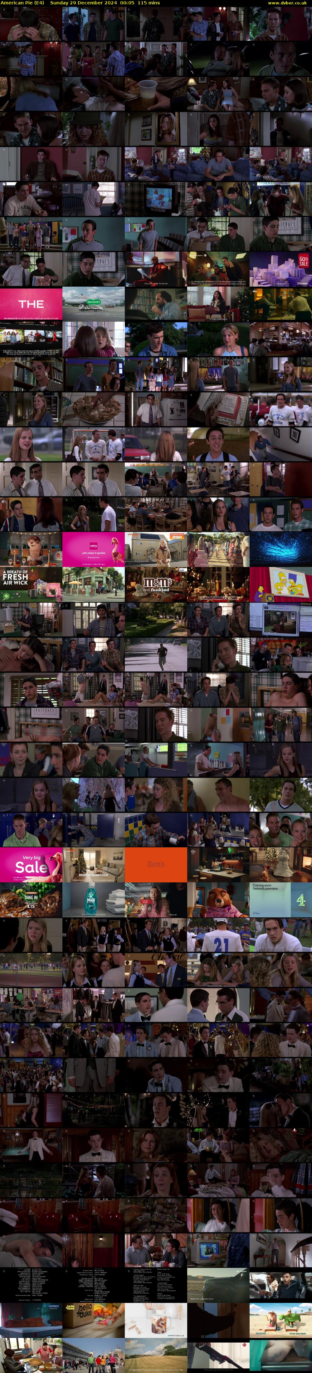 American Pie (E4) Sunday 29 December 2024 00:05 - 02:00
