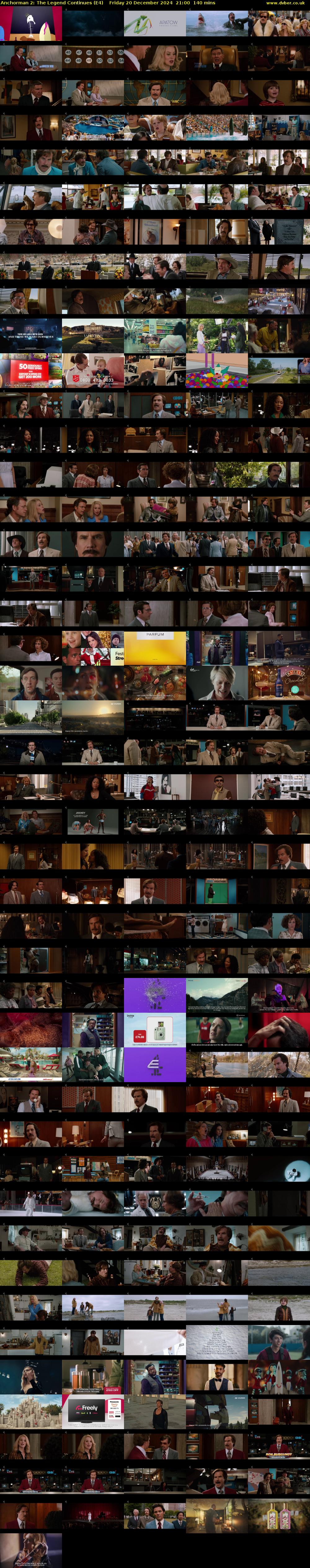 Anchorman 2: The Legend Continues (E4) Friday 20 December 2024 21:00 - 23:20