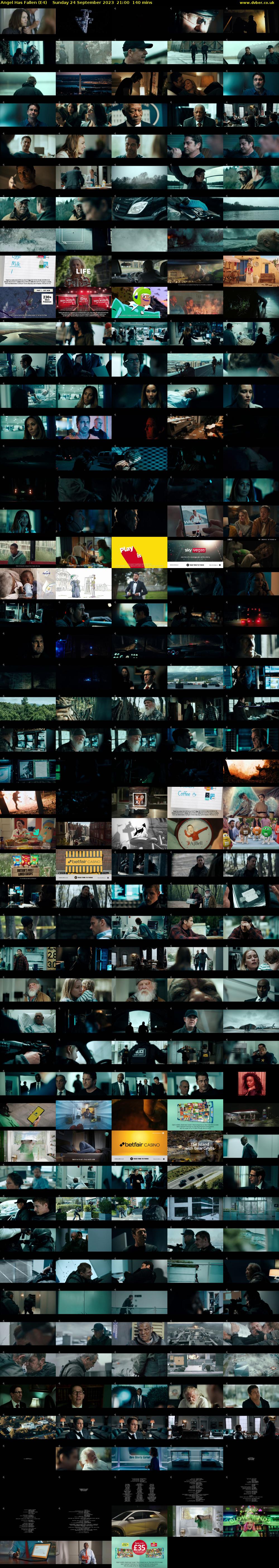 Angel Has Fallen (E4) Sunday 24 September 2023 21:00 - 23:20