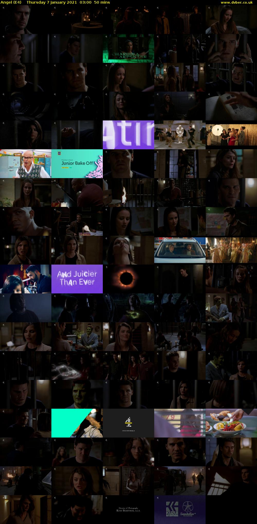 Angel (E4) Thursday 7 January 2021 03:00 - 03:50