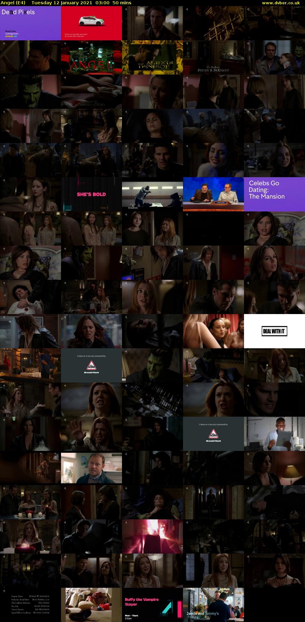 Angel (E4) Tuesday 12 January 2021 03:00 - 03:50