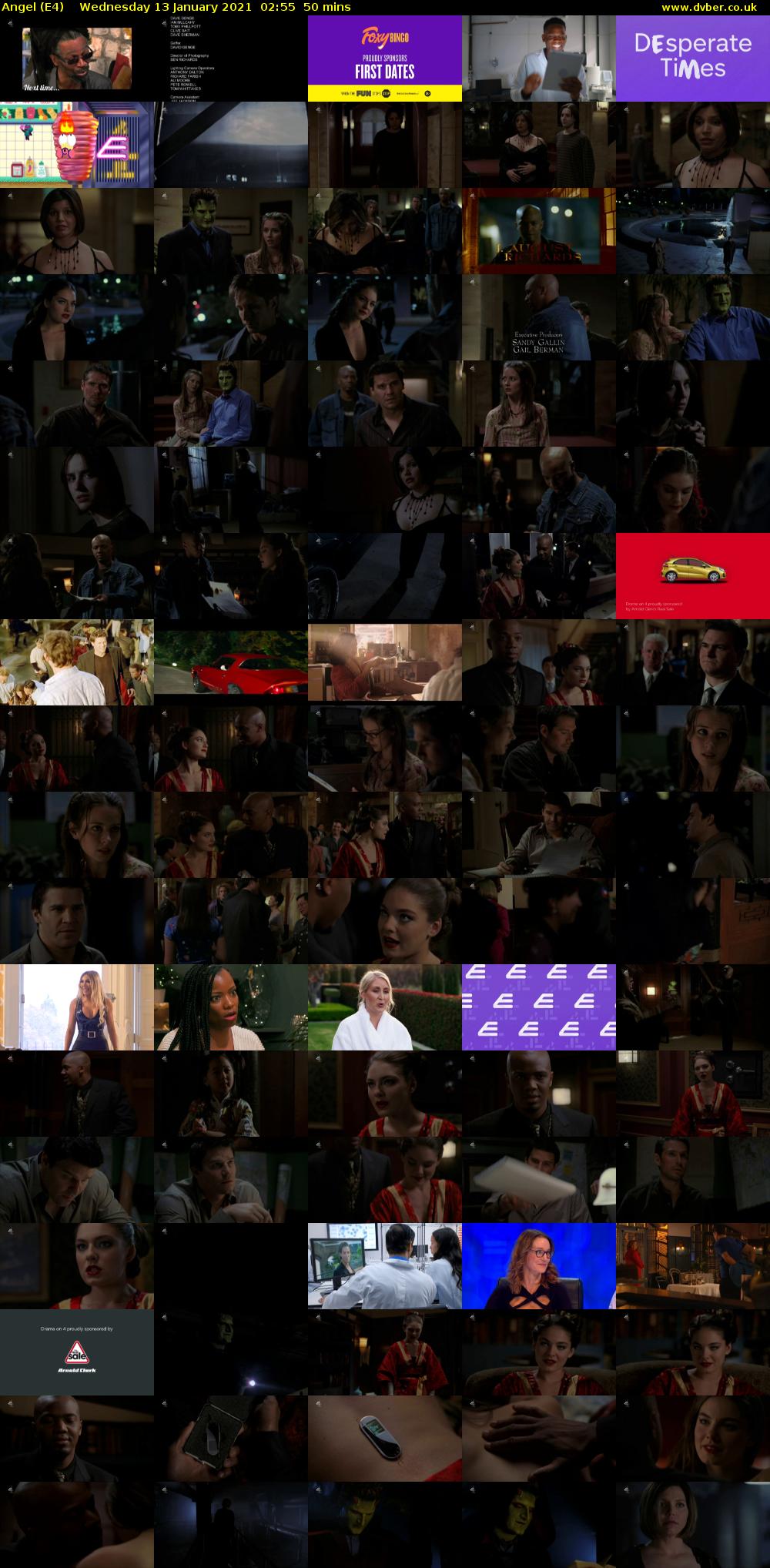 Angel (E4) Wednesday 13 January 2021 02:55 - 03:45