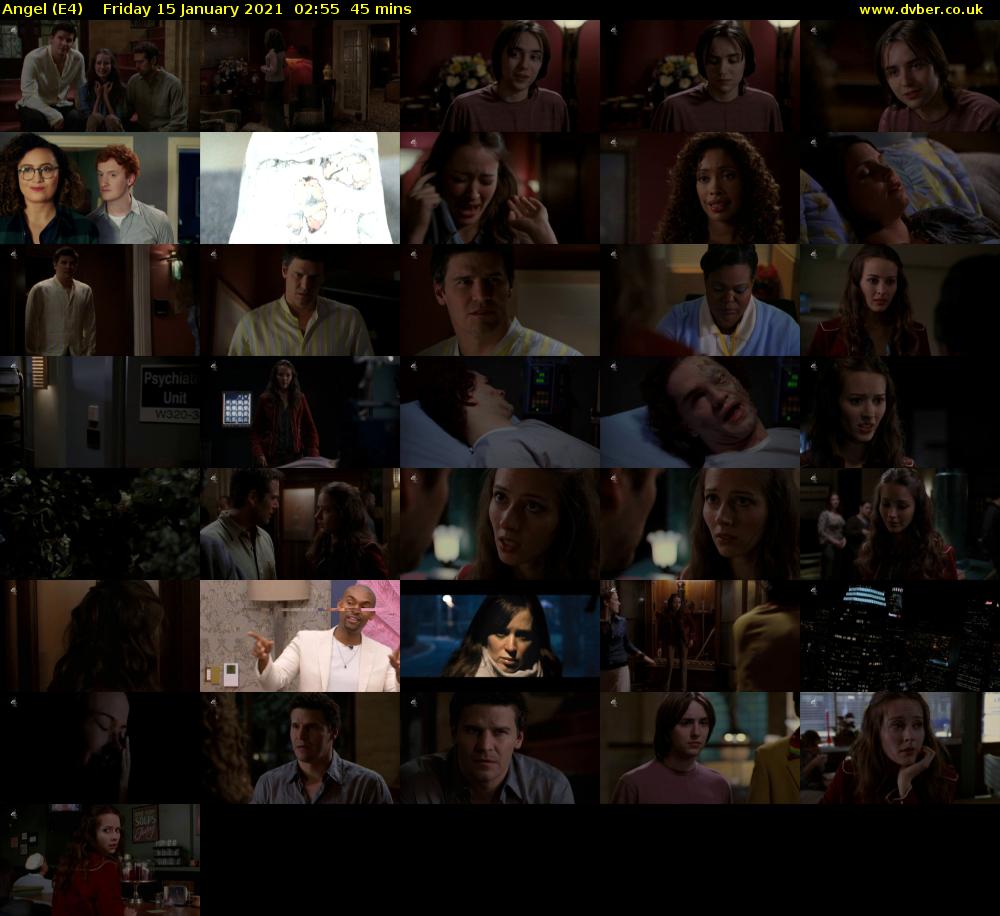Angel (E4) Friday 15 January 2021 02:55 - 03:40