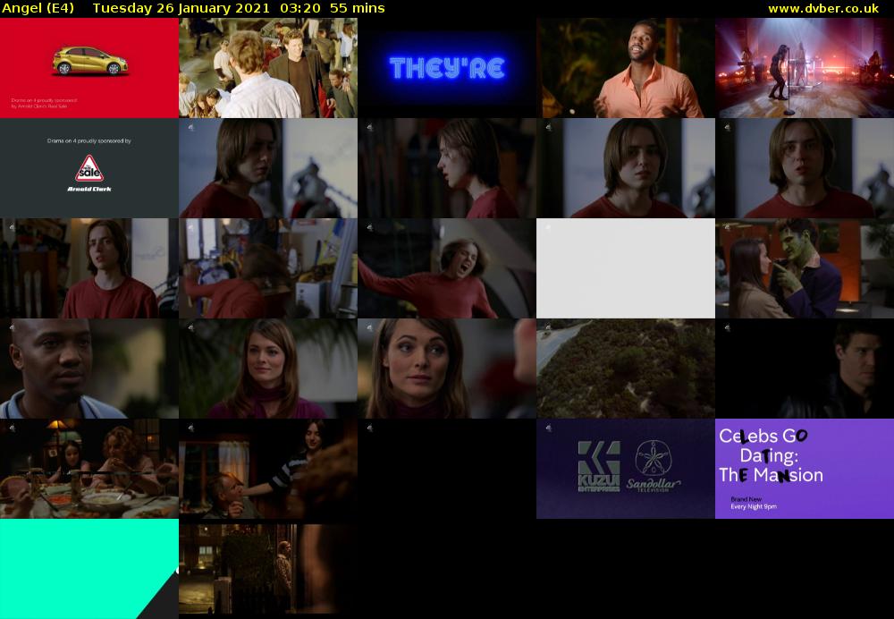 Angel (E4) Tuesday 26 January 2021 03:20 - 04:15