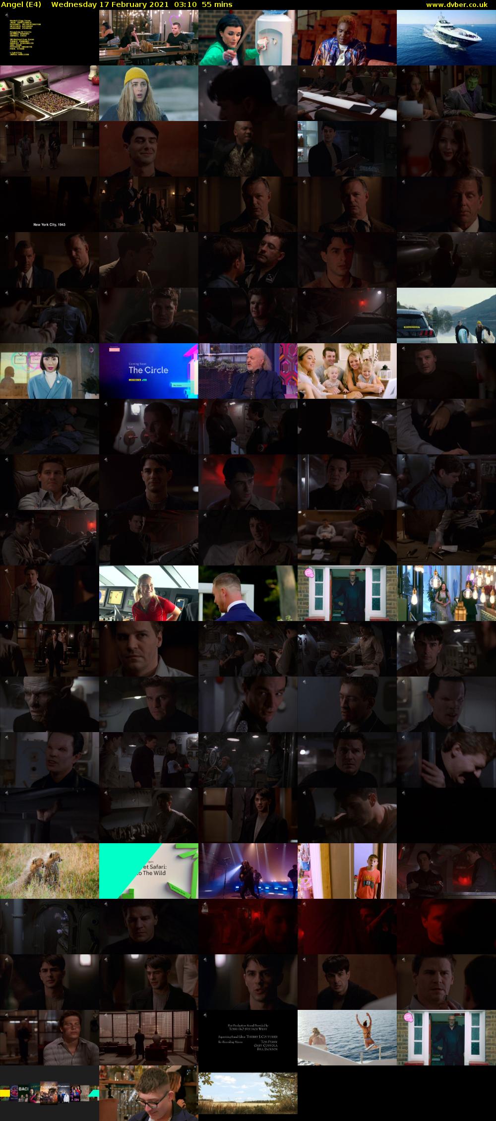 Angel (E4) Wednesday 17 February 2021 03:10 - 04:05