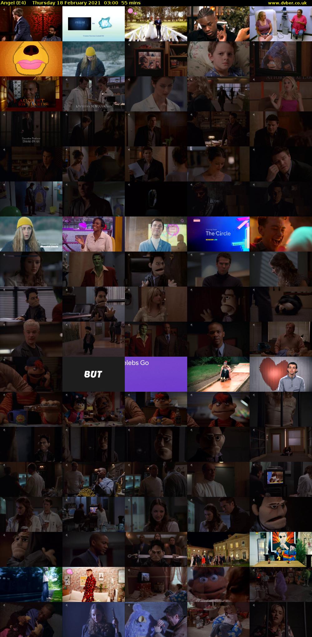 Angel (E4) Thursday 18 February 2021 03:00 - 03:55