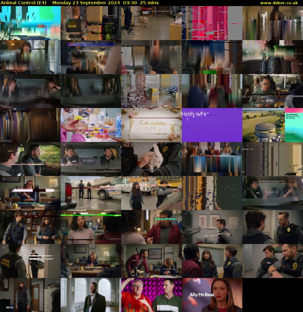 Animal Control (E4) Monday 23 September 2024 03:30 - 03:55