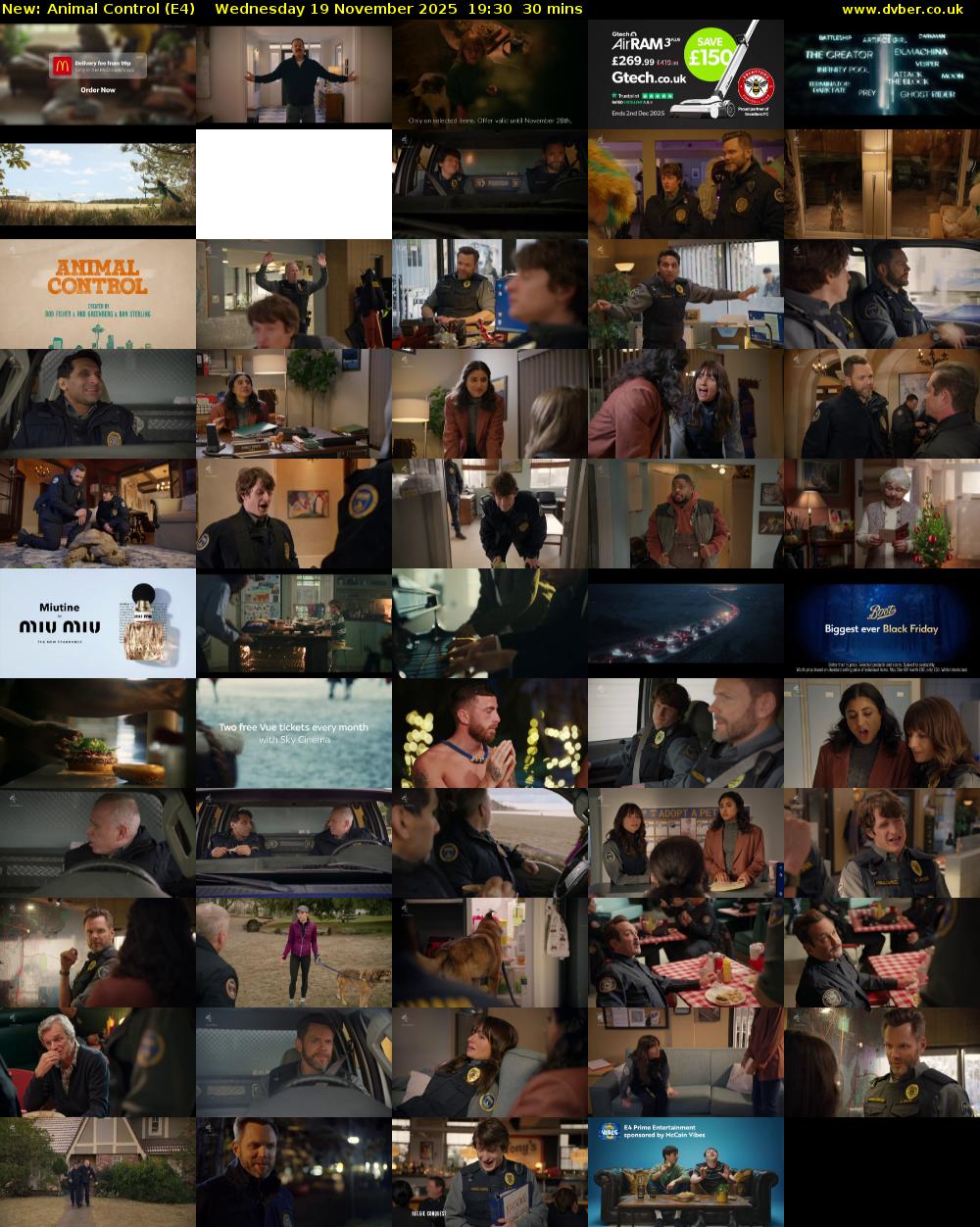 Animal Control (E4) Wednesday 19 November 2025 19:30 - 20:00