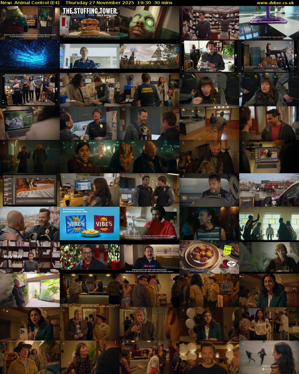 Animal Control (E4) Thursday 27 November 2025 19:30 - 20:00