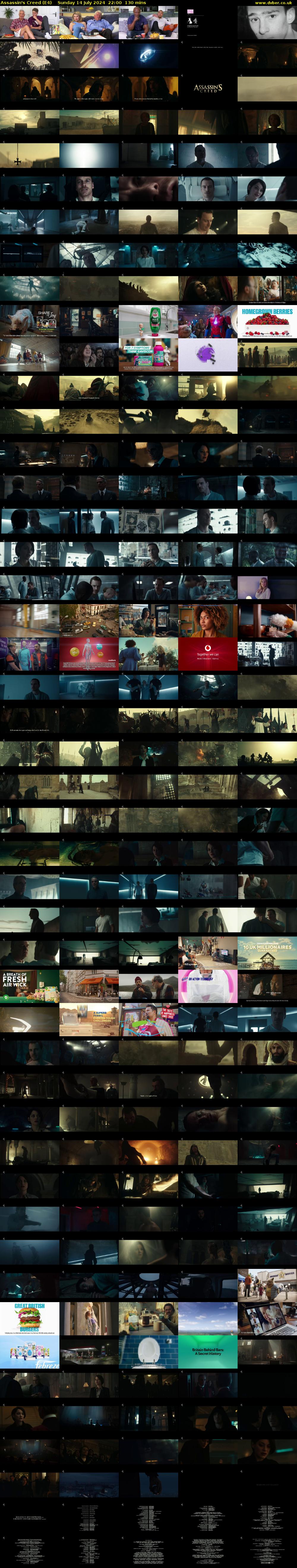 Assassin's Creed (E4) Sunday 14 July 2024 22:00 - 00:10