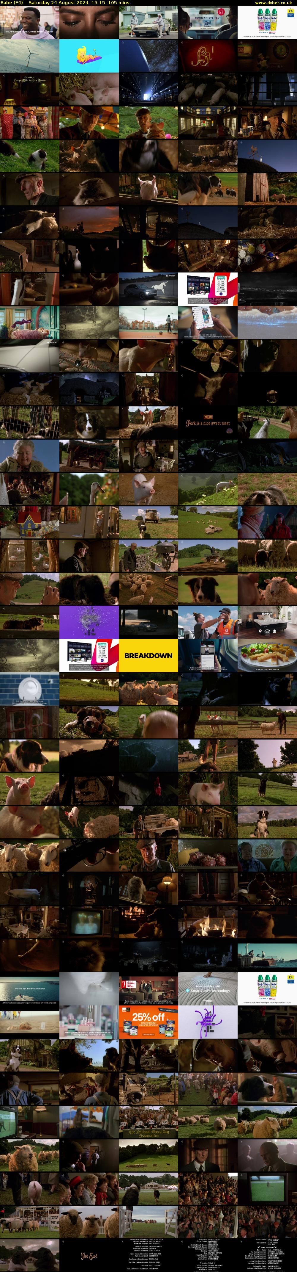 Babe (E4) Saturday 24 August 2024 15:15 - 17:00