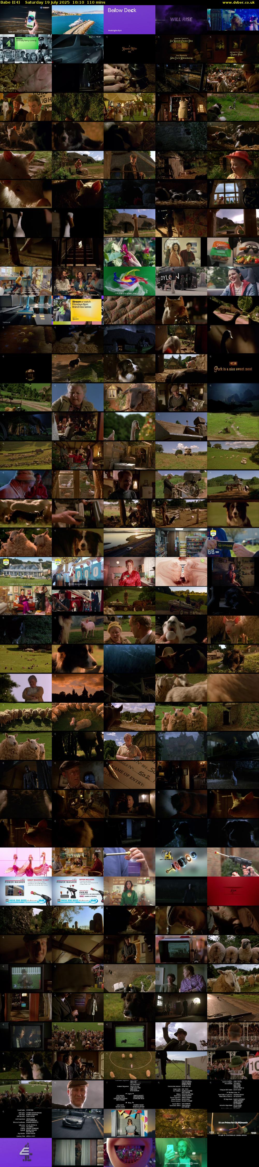 Babe (E4) Saturday 19 July 2025 10:10 - 12:00