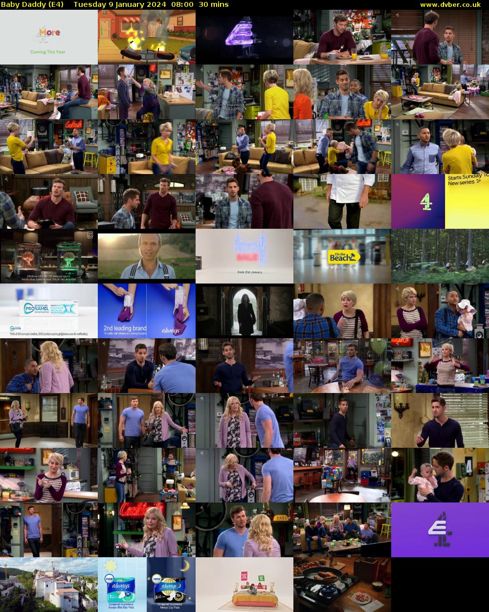 Baby Daddy (E4) Tuesday 9 January 2024 08:00 - 08:30
