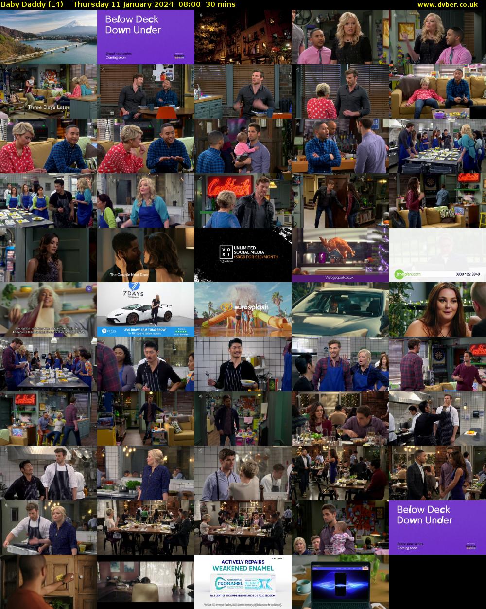 Baby Daddy (E4) Thursday 11 January 2024 08:00 - 08:30