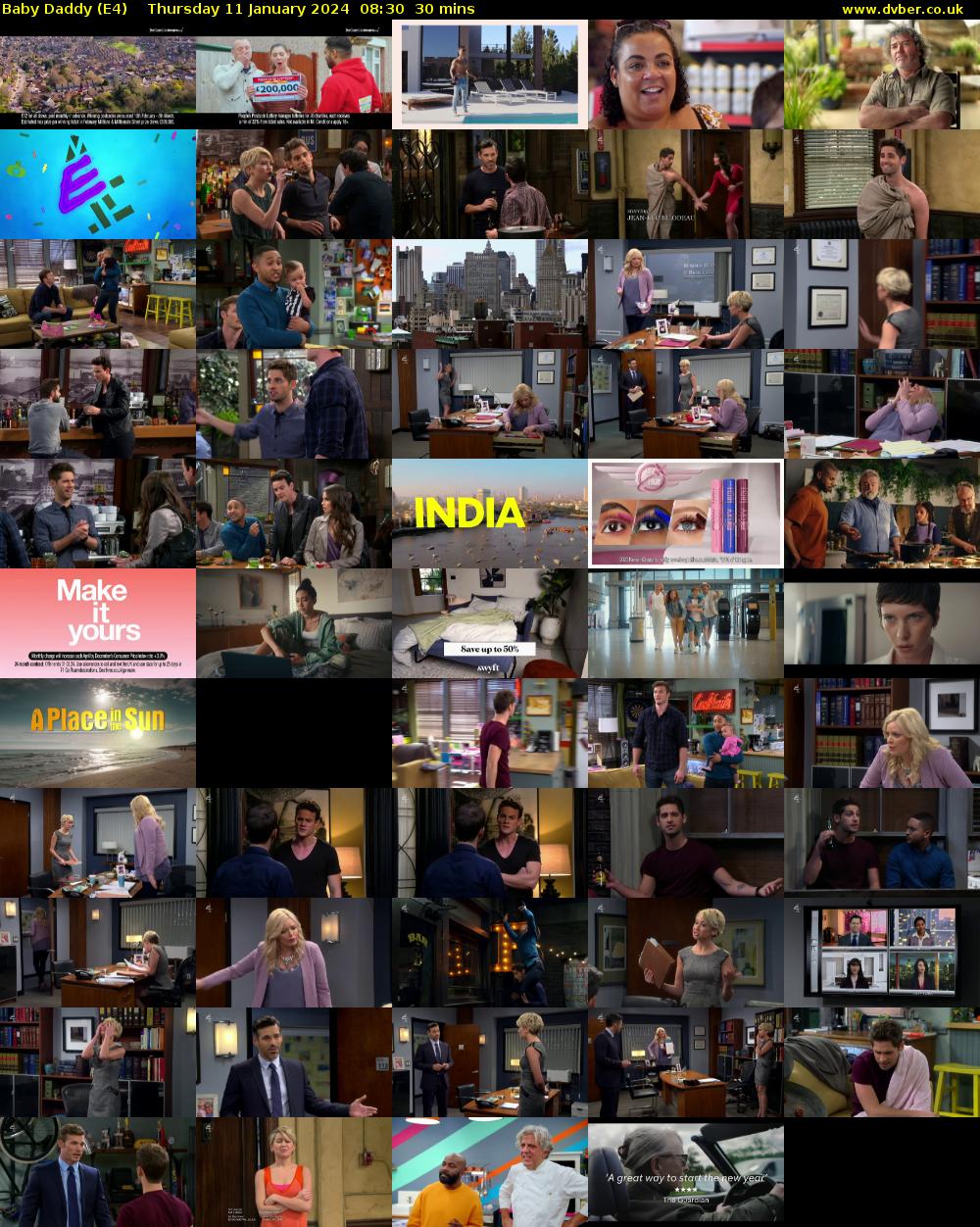 Baby Daddy (E4) Thursday 11 January 2024 08:30 - 09:00