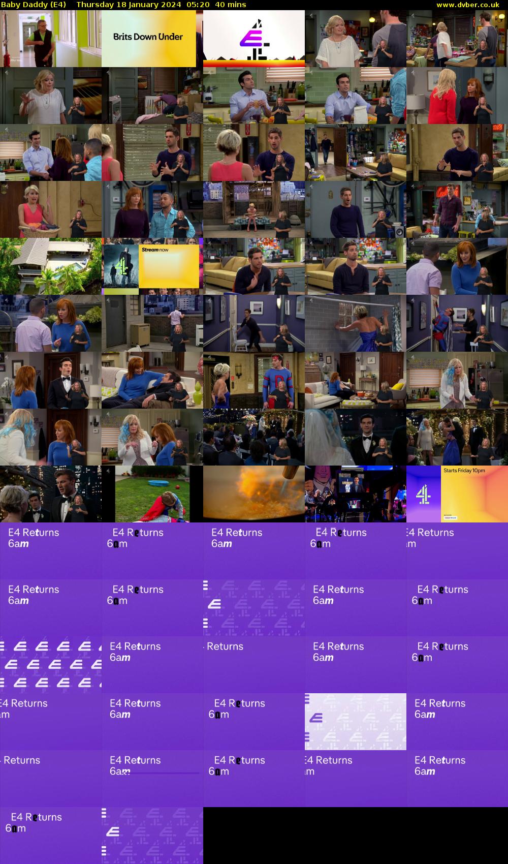 Baby Daddy (E4) Thursday 18 January 2024 05:20 - 06:00