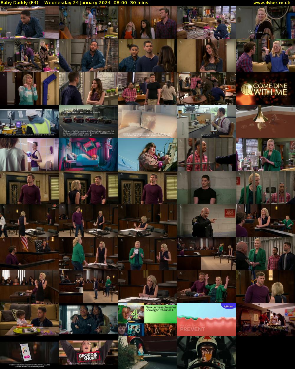 Baby Daddy (E4) Wednesday 24 January 2024 08:00 - 08:30