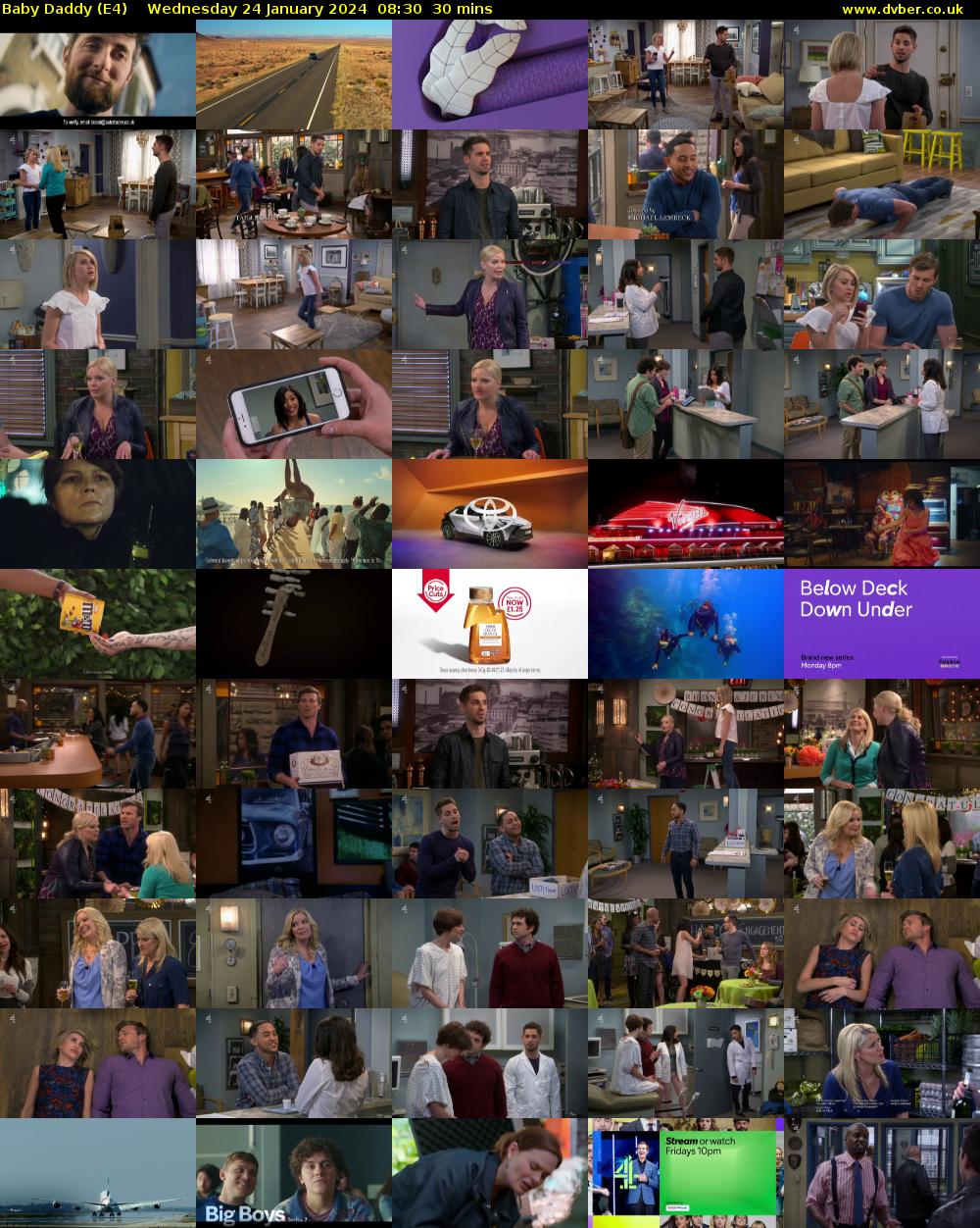 Baby Daddy (E4) Wednesday 24 January 2024 08:30 - 09:00