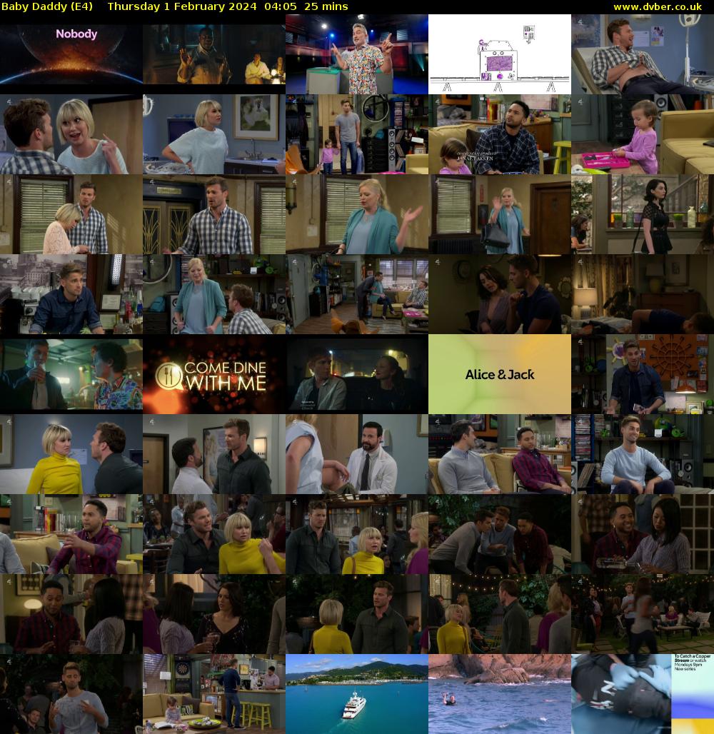 Baby Daddy (E4) Thursday 1 February 2024 04:05 - 04:30
