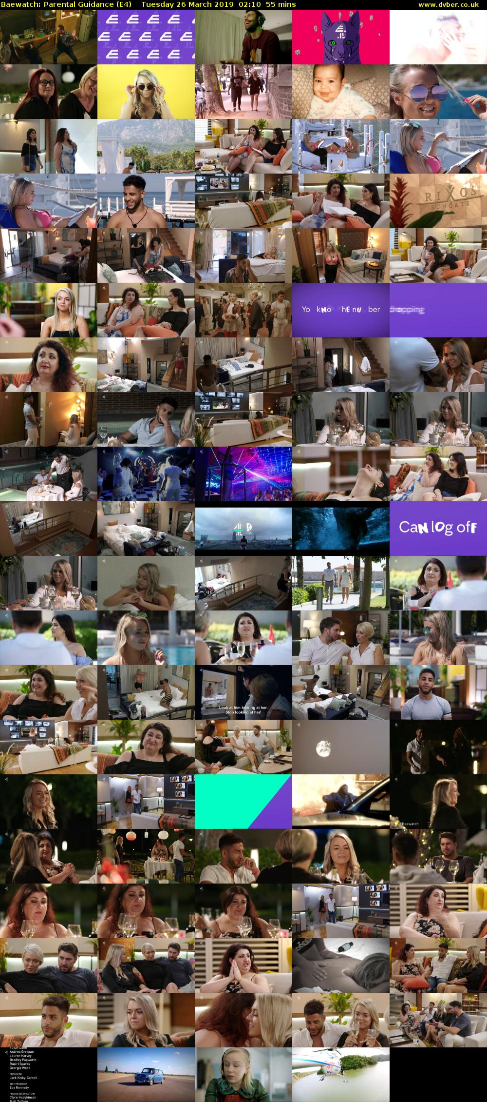 Baewatch: Parental Guidance (E4) Tuesday 26 March 2019 02:10 - 03:05