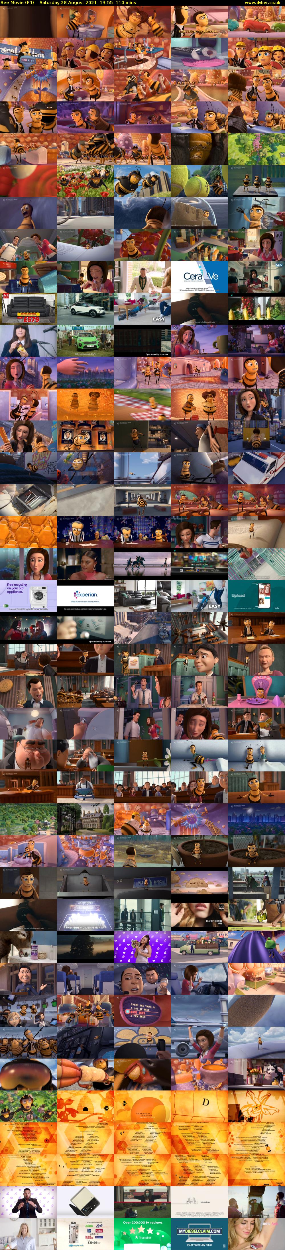 Bee Movie (E4) Saturday 28 August 2021 13:55 - 15:45