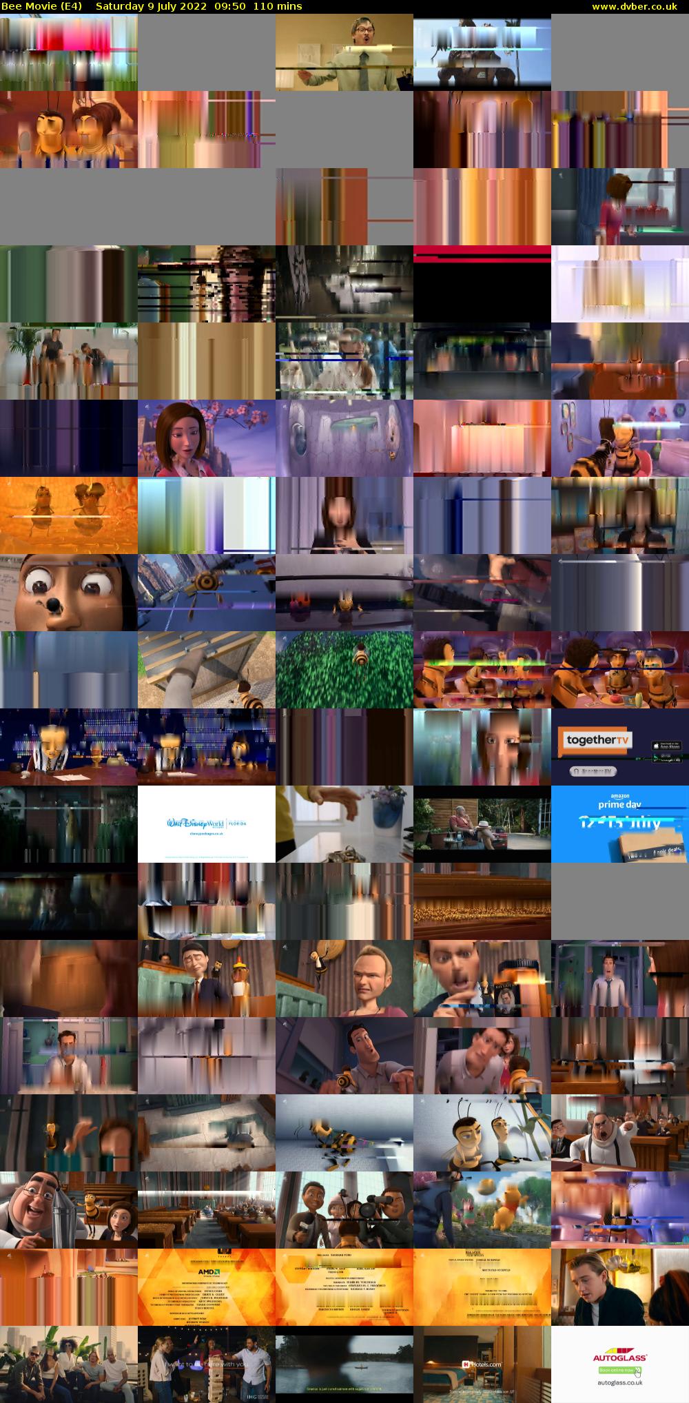 Bee Movie (E4) Saturday 9 July 2022 09:50 - 11:40