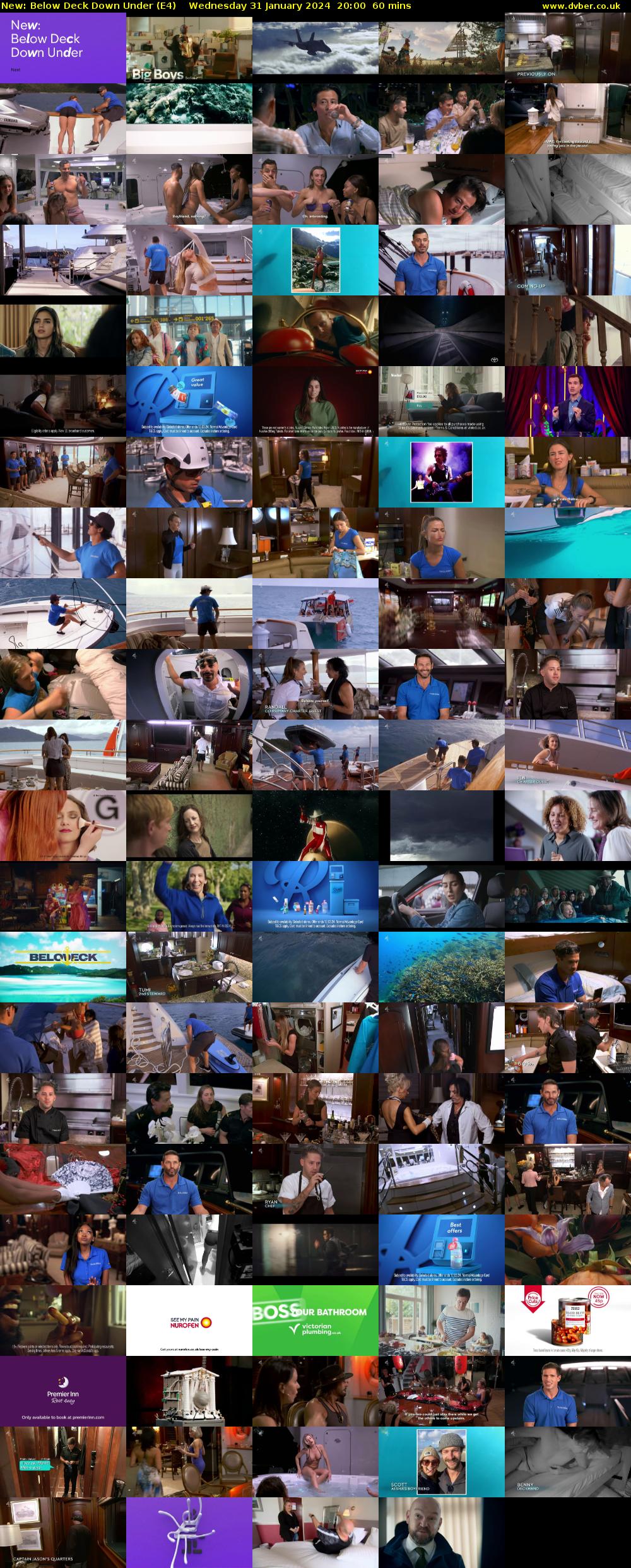 Below Deck Down Under (E4) Wednesday 31 January 2024 20:00 - 21:00