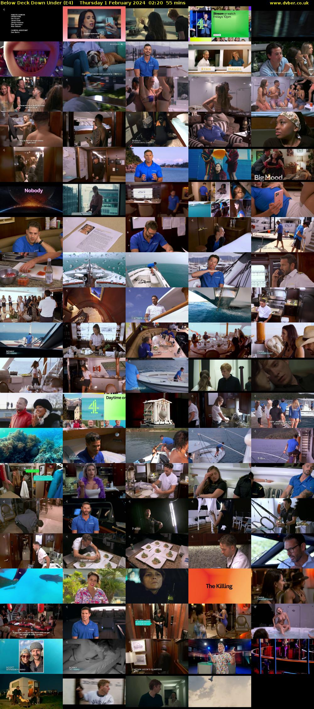 Below Deck Down Under (E4) Thursday 1 February 2024 02:20 - 03:15