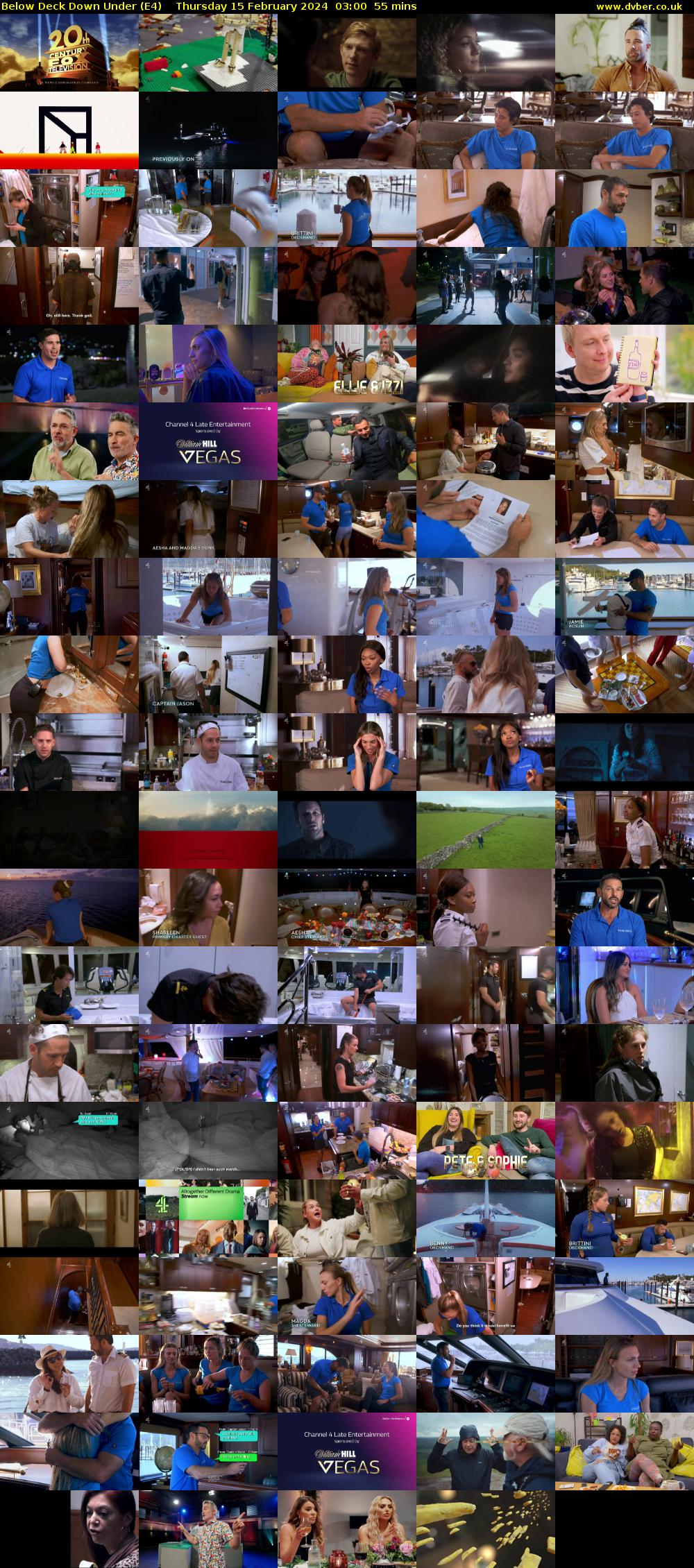 Below Deck Down Under (E4) Thursday 15 February 2024 03:00 - 03:55