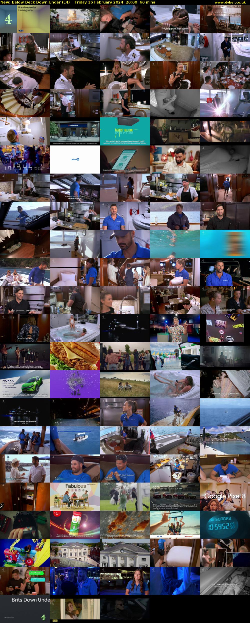 Below Deck Down Under (E4) Friday 16 February 2024 20:00 - 21:00