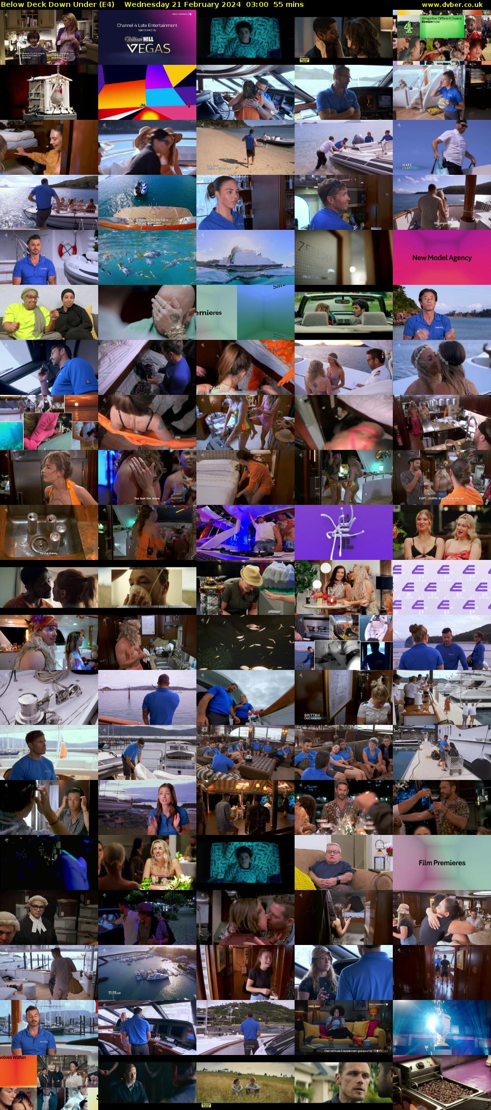 Below Deck Down Under (E4) Wednesday 21 February 2024 03:00 - 03:55