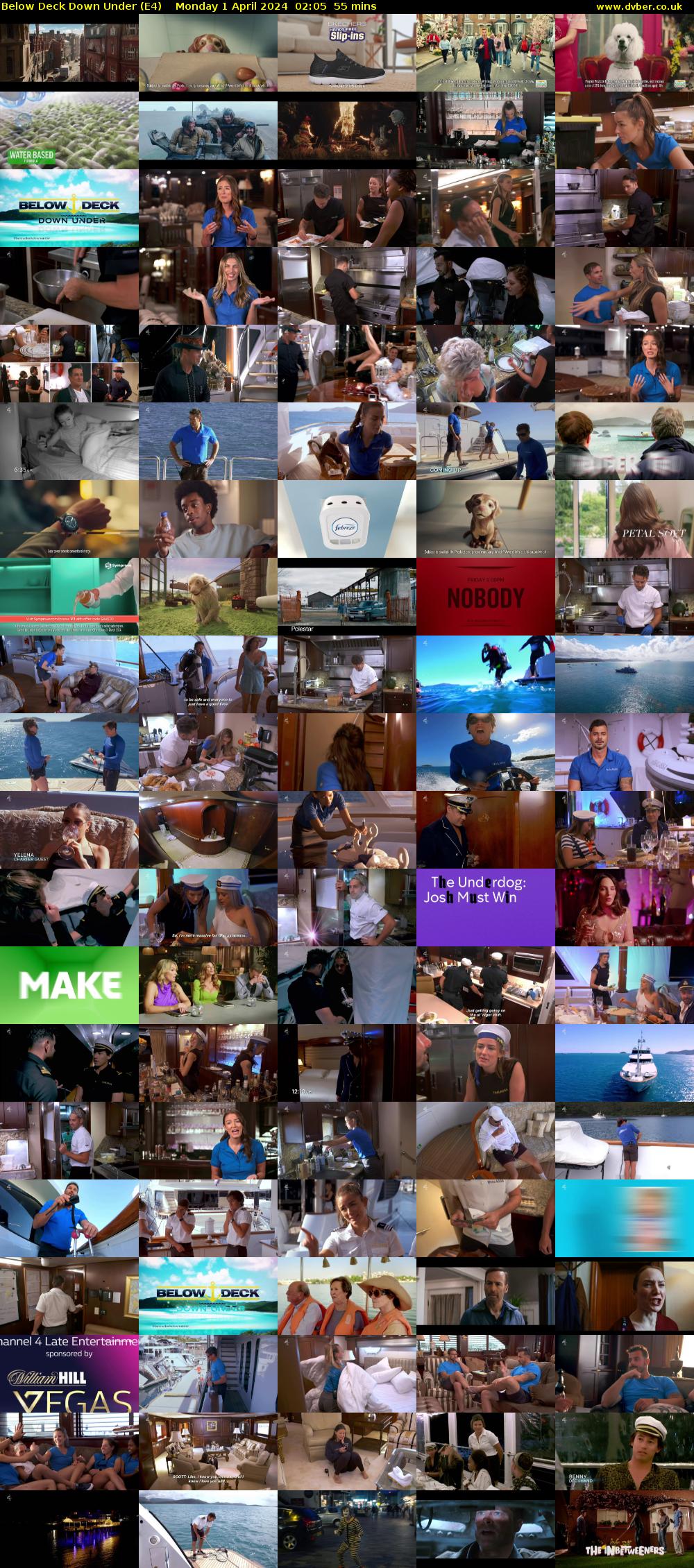 Below Deck Down Under (E4) Monday 1 April 2024 02:05 - 03:00