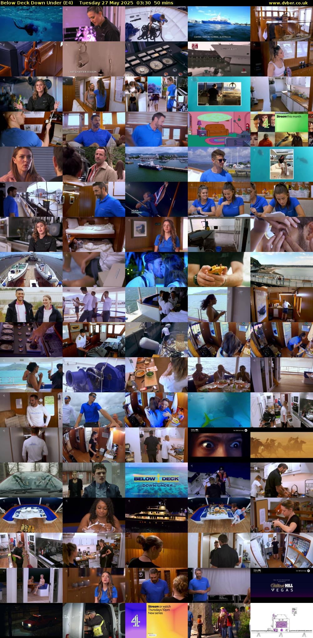 Below Deck Down Under (E4) Tuesday 27 May 2025 03:30 - 04:20