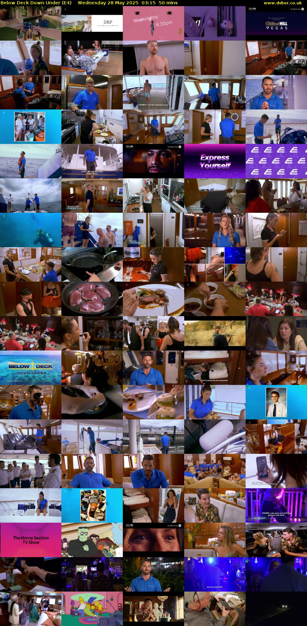 Below Deck Down Under (E4) Wednesday 28 May 2025 03:15 - 04:05