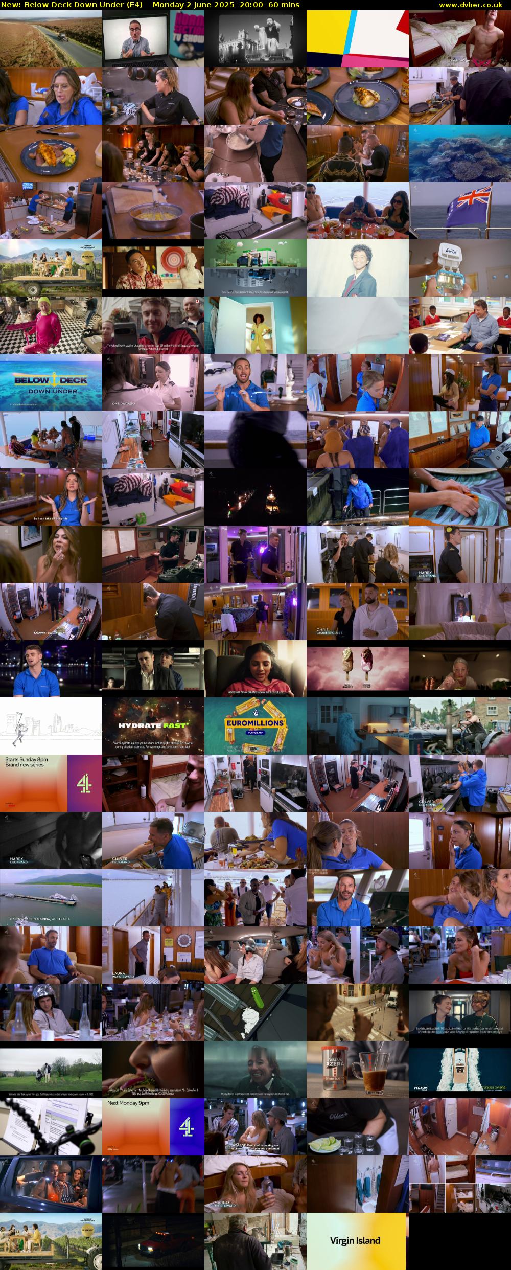 Below Deck Down Under (E4) Monday 2 June 2025 20:00 - 21:00