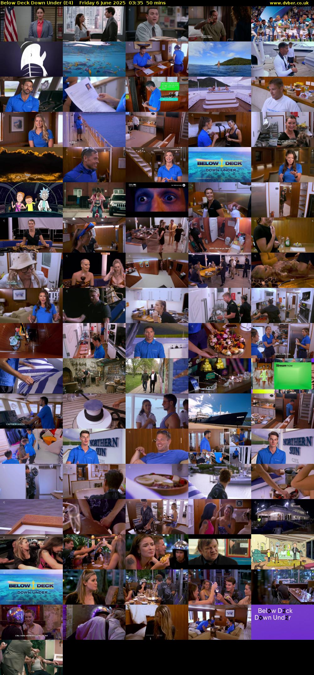 Below Deck Down Under (E4) Friday 6 June 2025 03:35 - 04:25
