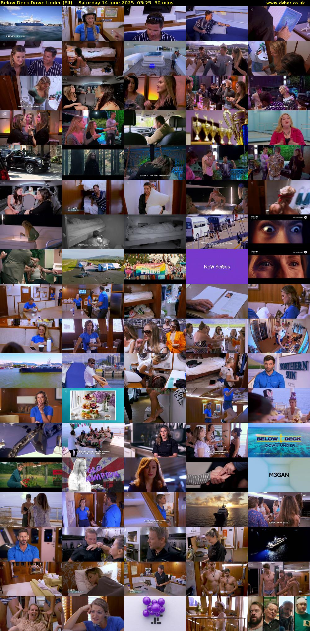 Below Deck Down Under (E4) Saturday 14 June 2025 03:25 - 04:15