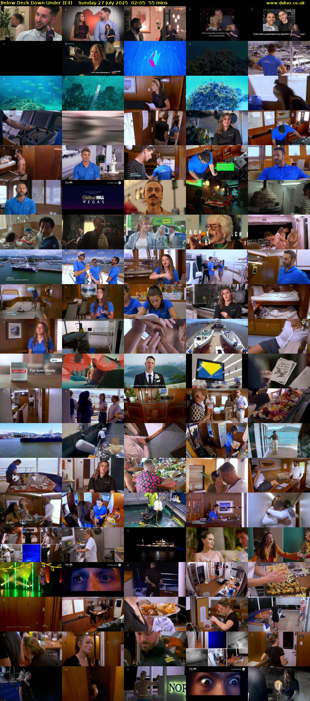 Below Deck Down Under (E4) Sunday 27 July 2025 02:05 - 03:00