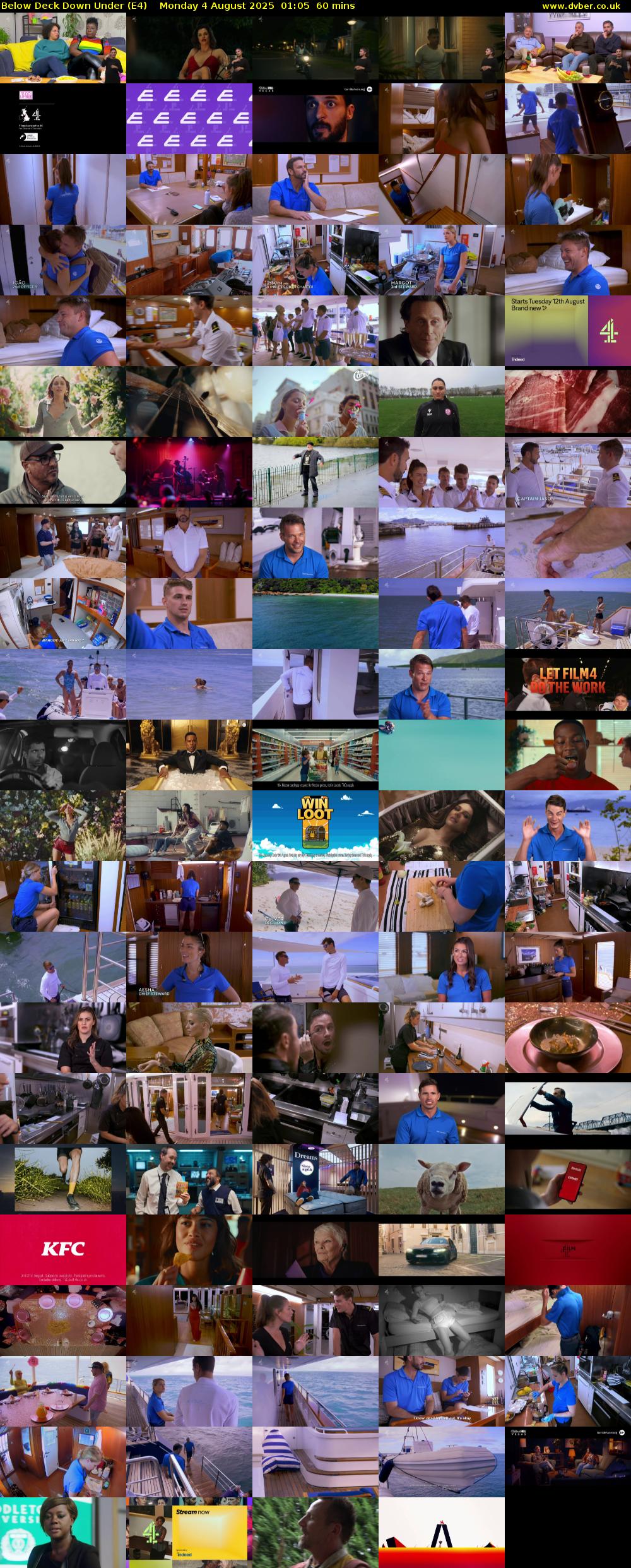 Below Deck Down Under (E4) Monday 4 August 2025 01:05 - 02:05