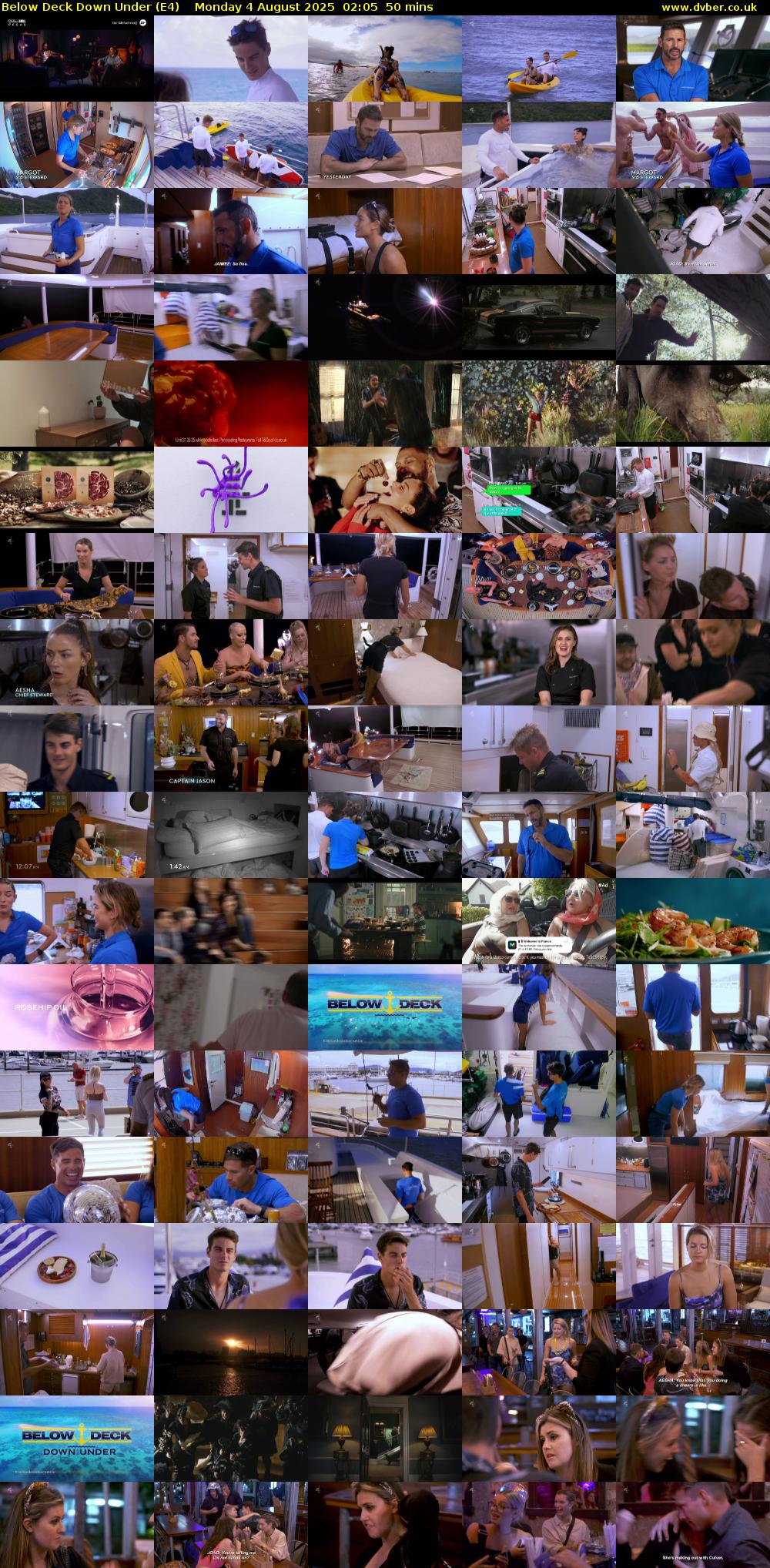 Below Deck Down Under (E4) Monday 4 August 2025 02:05 - 02:55