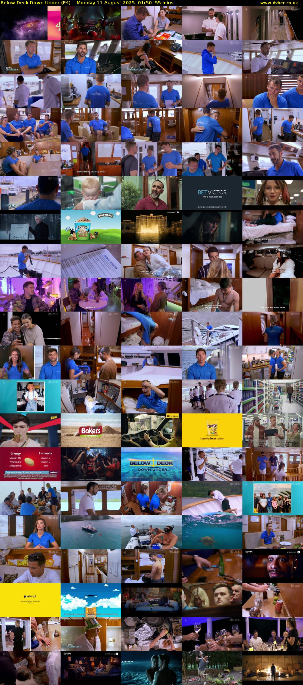 Below Deck Down Under (E4) Monday 11 August 2025 01:50 - 02:45