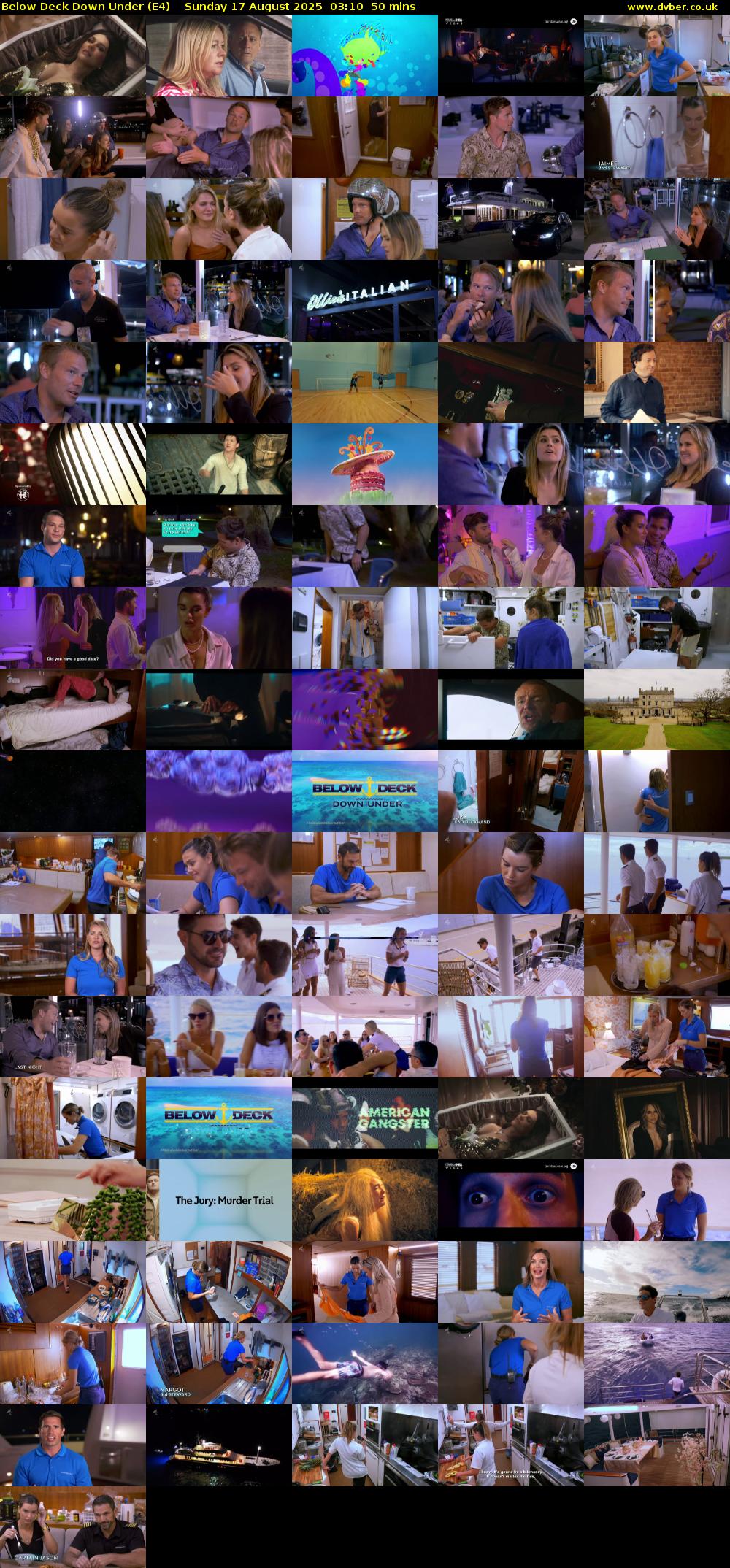 Below Deck Down Under (E4) Sunday 17 August 2025 03:10 - 04:00