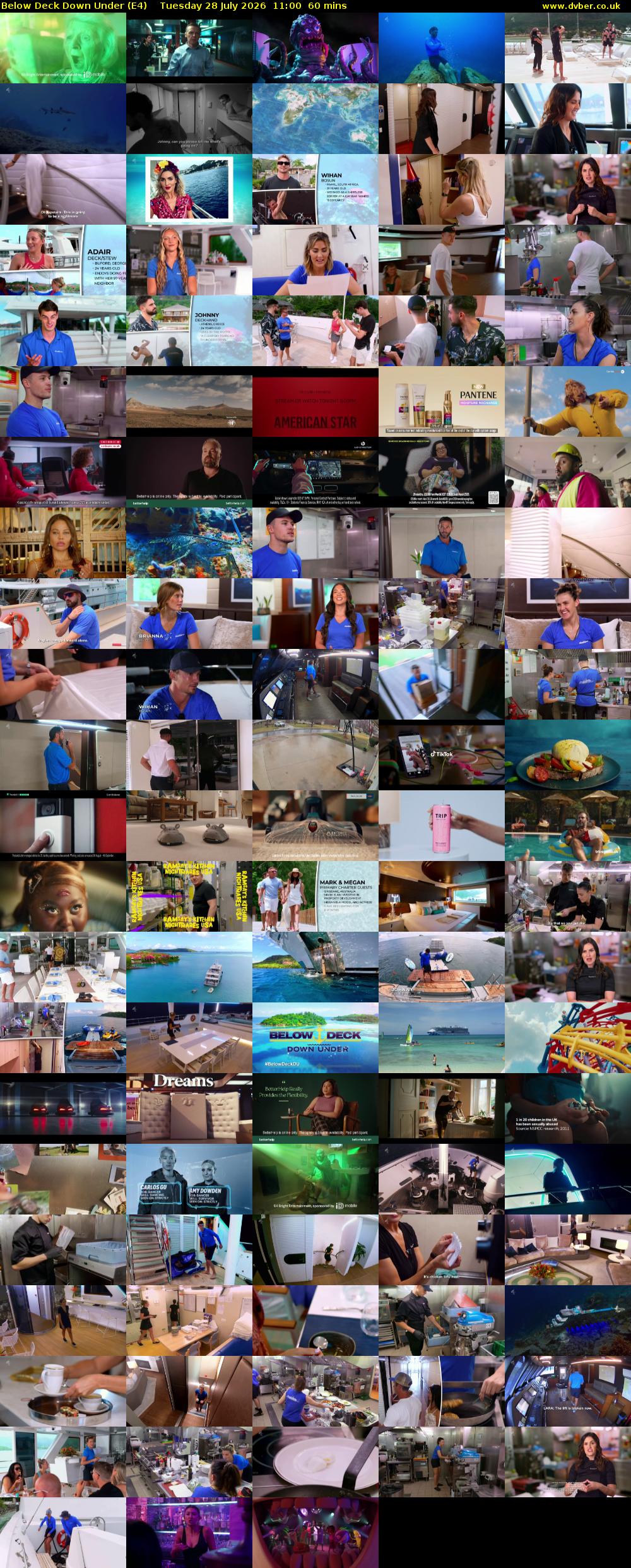 Below Deck Down Under (E4) Tuesday 28 July 2026 11:00 - 12:00