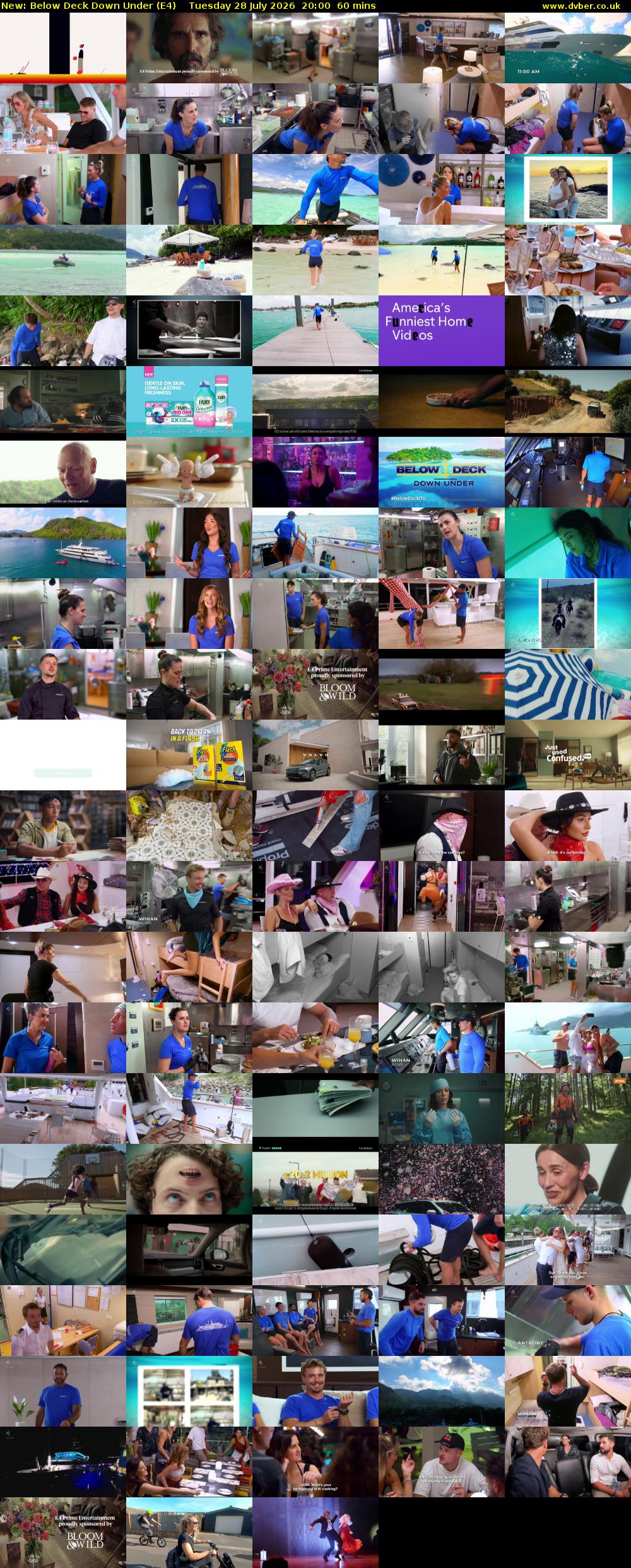 Below Deck Down Under (E4) Tuesday 28 July 2026 20:00 - 21:00